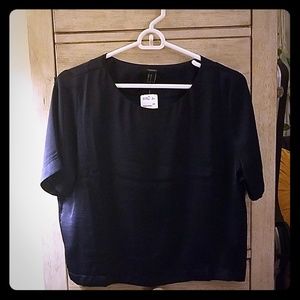 Forever 21 satin crop top